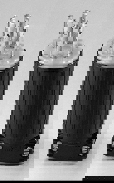 Locking Inlet: Plug, Commercial, L14-30P, 125 & 250V, Black & White