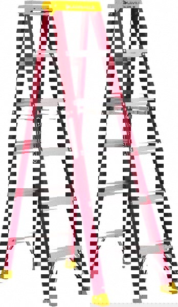 5-Step Fiberglass Step Ladder: Type IA, 6' High