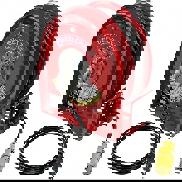 Cord & Cable Reel: 12 AWG, 30' Long, Single Outlet End