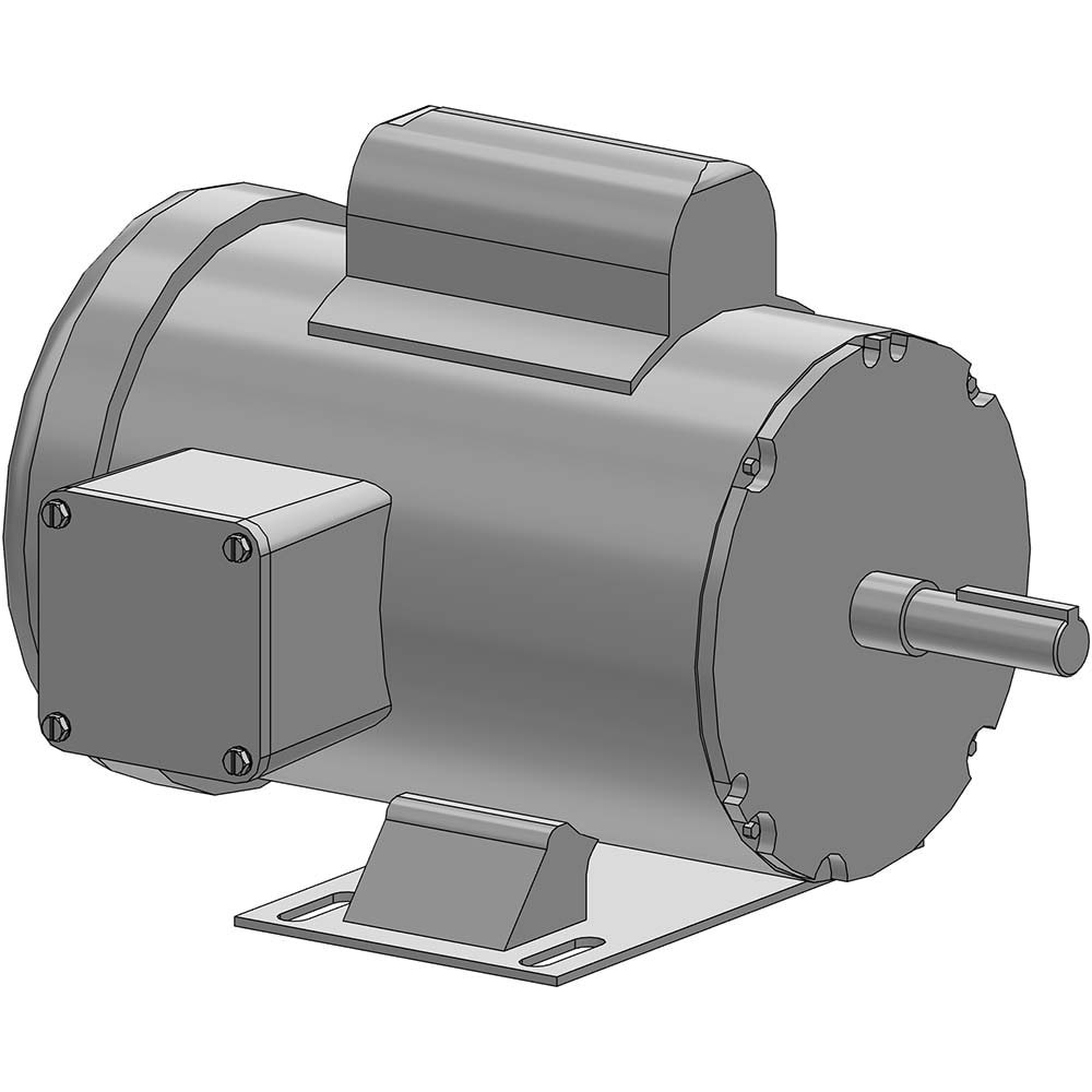 Single Phase AC Motor: TEFC Enclosure