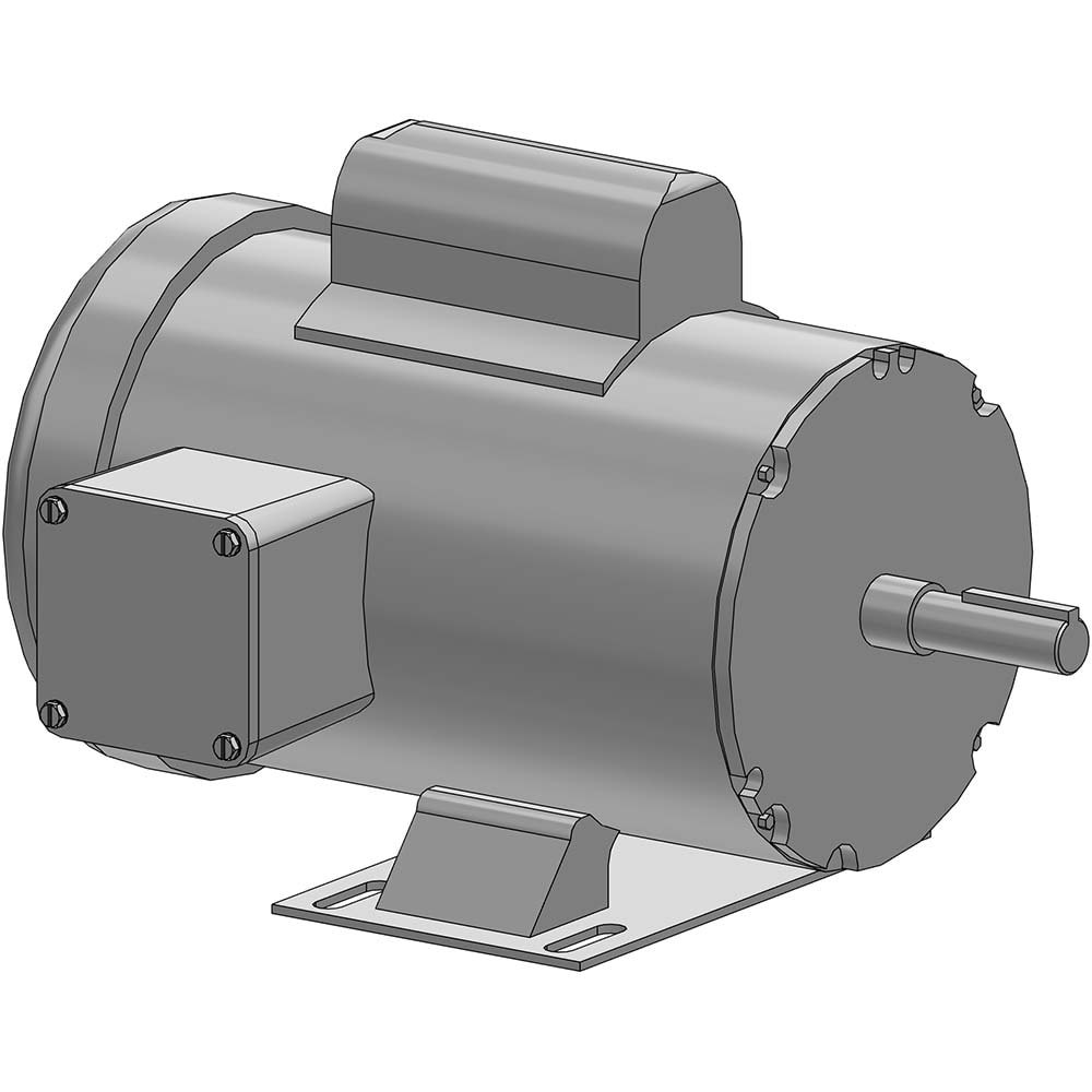 Single Phase AC Motor: TEFC Enclosure