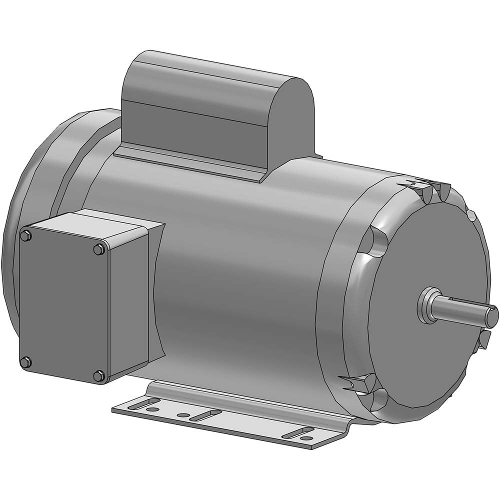 Single Phase AC Motor: TEFC Enclosure