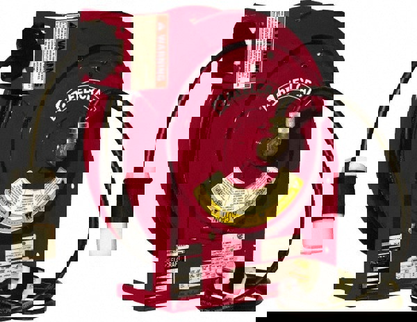 Cord & Cable Reel: 12 AWG, 45' Long, Outlet End