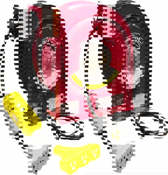 Cord & Cable Reel: 12 AWG, 45' Long, Tri