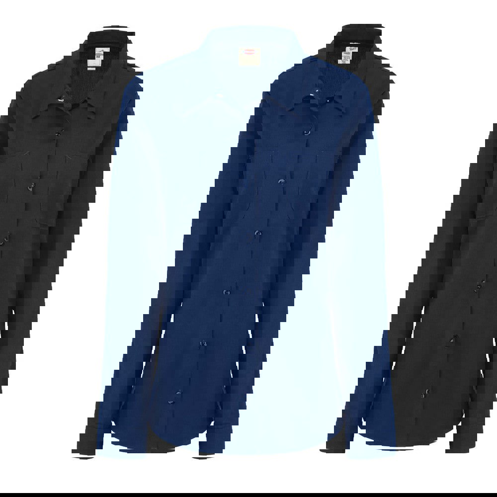 Shirts; Garment Style: Long Sleeve Regular ; Garment Type: General Purpose ; Size: 2X-Large ; Material: Cotton; Polyester ; Chest Size (Inch): 48 ; Material Weight (oz.): 4.2500