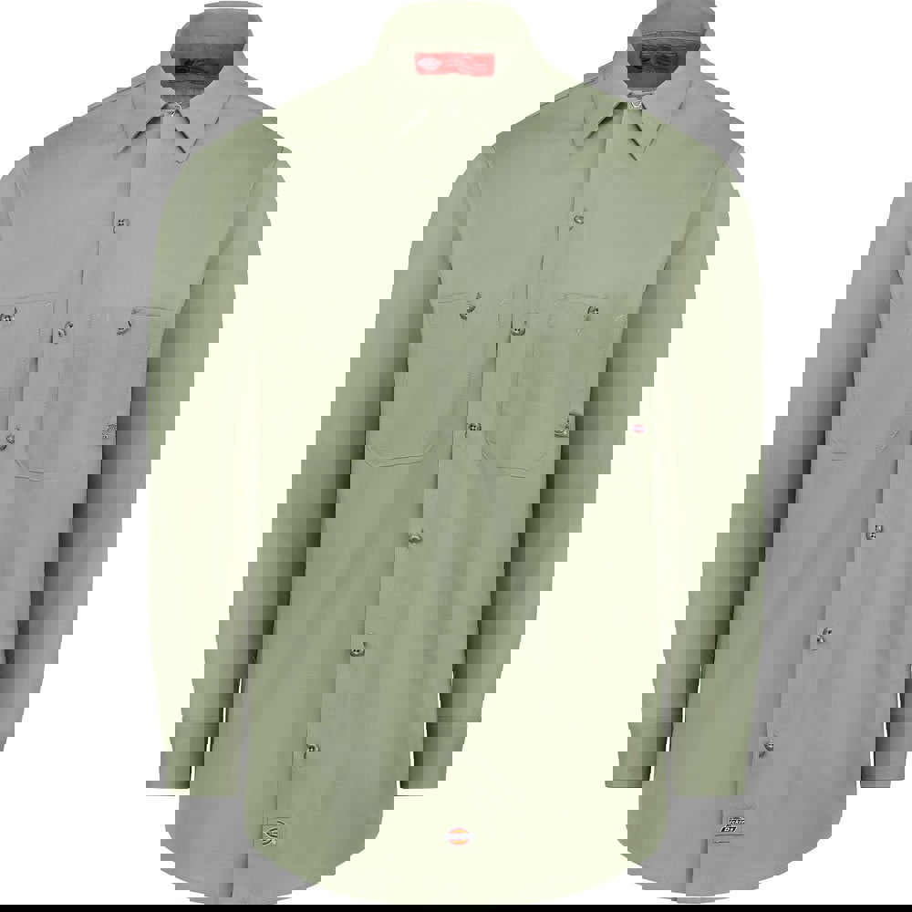 Shirts; Garment Style: Long Sleeve Regular ; Garment Type: General Purpose ; Size: Large ; Material: Cotton; Polyester ; Chest Size (Inch): 42-44 ; Material Weight (oz.): 4.2500