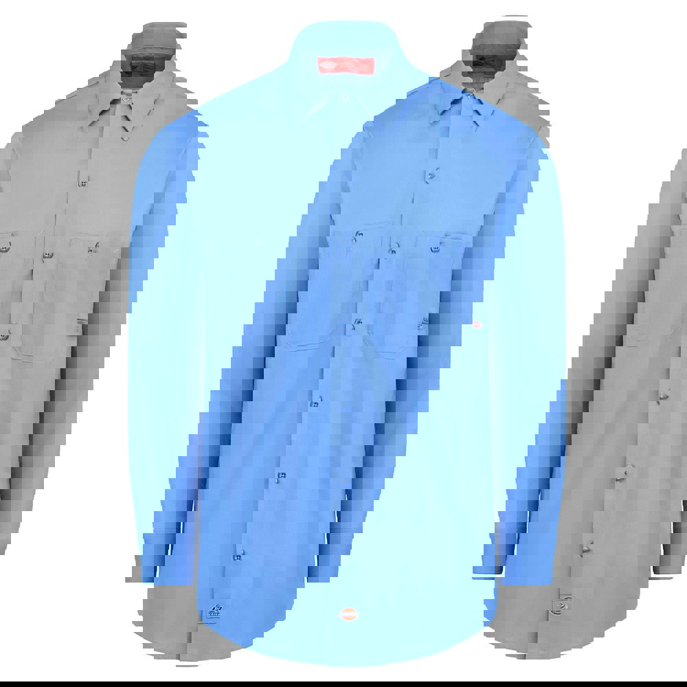 Shirts; Garment Style: Long Sleeve Tail-Long ; Garment Type: General Purpose ; Size: Medium ; Material: Cotton; Polyester ; Chest Size (Inch): 38-40 ; Material Weight (oz.): 4.2500