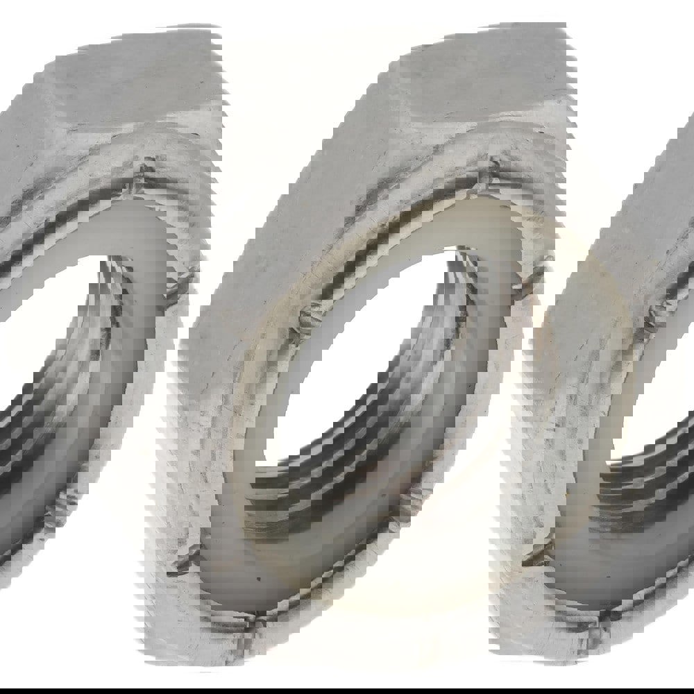 Hex Lock Nut: Nylon Insert, Nylon Insert, 7/16-14, Grade 316 Stainless Steel