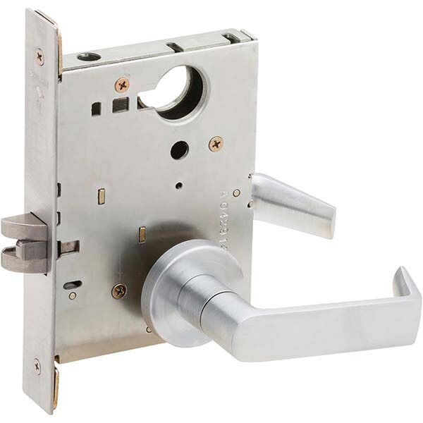 Lever Locksets; Type: Passage; Door Thickness: 1-3/4; Key Type: Conventional; Back Set: 2-3/4; For Use With: Commercial Doors; Finish/Coating: Satin Chrome; Material: Steel; Material: Steel; Door Thickness: 1-3/4; Lockset Grade: Grade 1; Performance: Heav