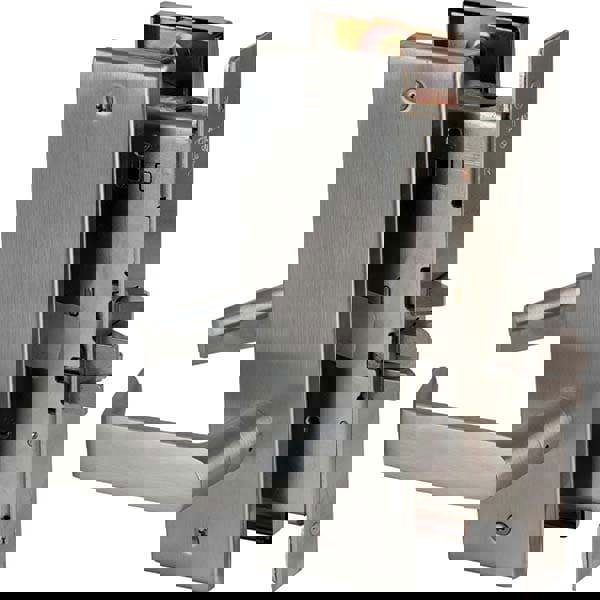 Lever Locksets; Type: Passage; Door Thickness: 1-3/4; Key Type: Conventional; Back Set: 2-3/4; For Use With: Commercial Doors; Finish/Coating: Satin Chrome; Material: Steel; Material: Steel; Door Thickness: 1-3/4; Lockset Grade: Grade 1; Performance: Heav