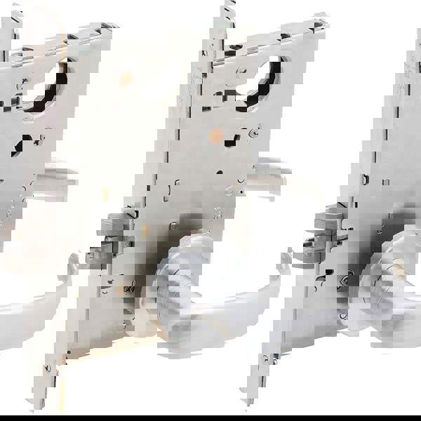 Lever Locksets; Type: Passage; Door Thickness: 1-3/4; Key Type: Conventional; Back Set: 2-3/4; For Use With: Commercial Doors; Finish/Coating: Satin Chrome; Material: Steel; Material: Steel; Door Thickness: 1-3/4; Lockset Grade: Grade 1; Performance: Heav