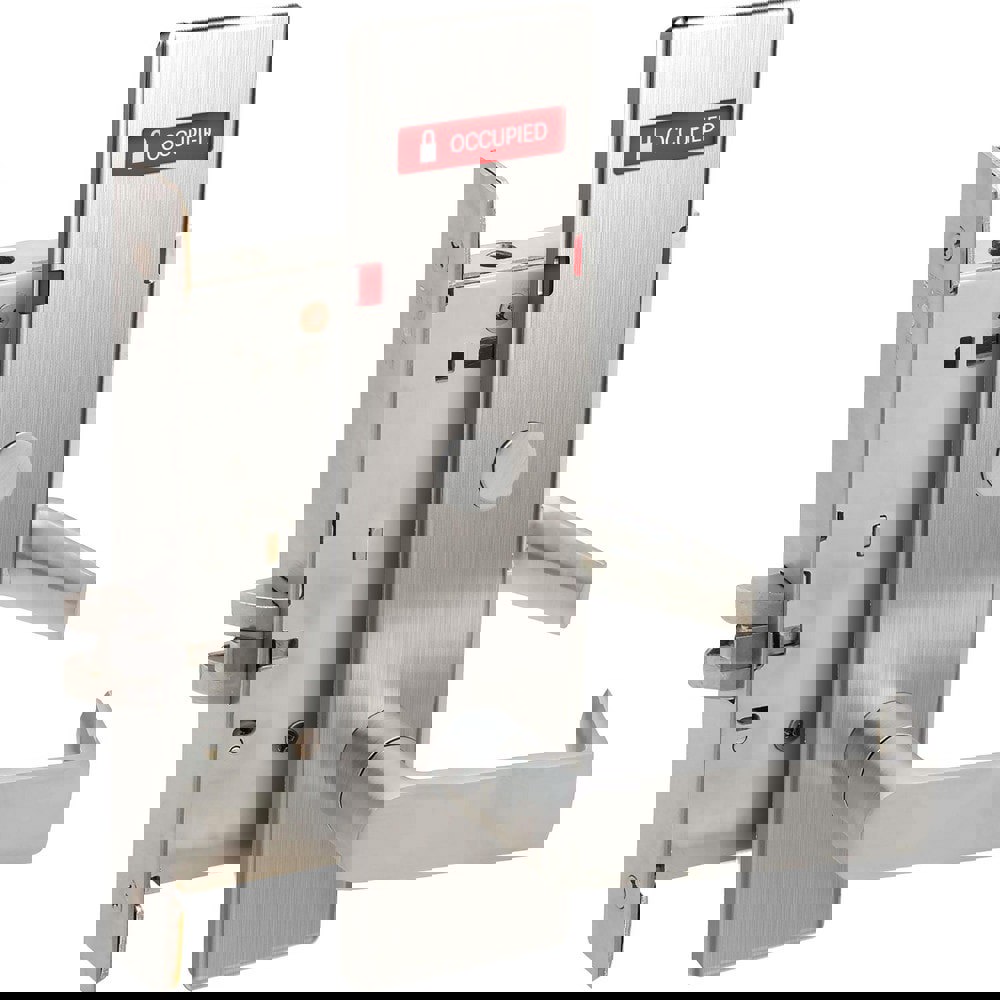 Lever Locksets; Lockset Type: Privacy ; Key Type: Keyed Different ; Back Set: 2-3/4 (Inch); Cylinder Type: None ; Material: Metal ; Door Thickness: 1-3/4