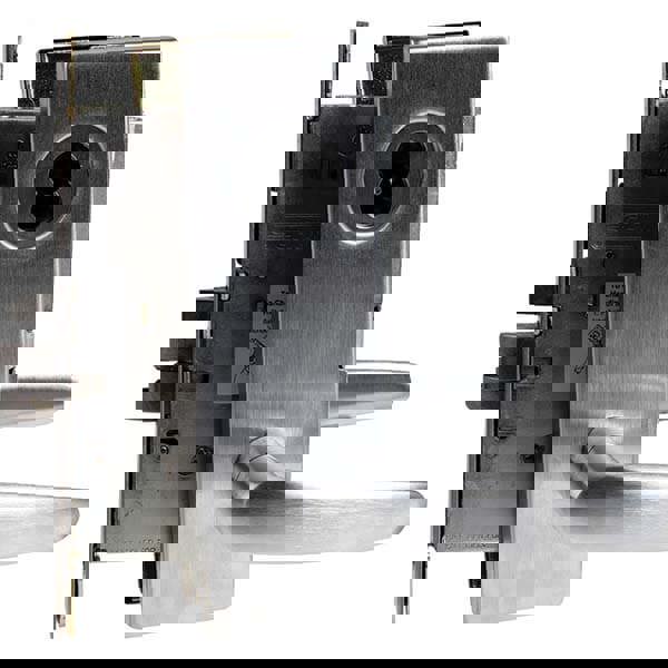 Lever Locksets; Type: Office; Door Thickness: 1-3/4; Key Type: Conventional; Back Set: 2-3/4; For Use With: Commercial Doors; Finish/Coating: Satin Chrome; Material: Steel; Material: Steel; Door Thickness: 1-3/4; Lockset Grade: Grade 1; Performance: Heavy