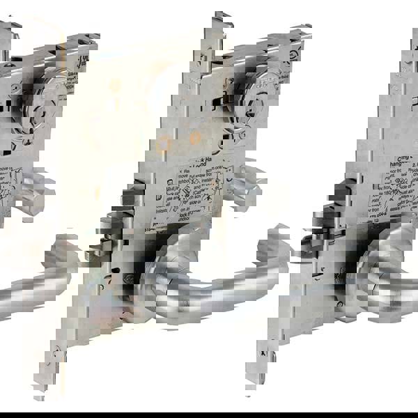 Lever Locksets; Type: Office; Door Thickness: 1-3/4; Key Type: Conventional; Back Set: 2-3/4; For Use With: Commercial Doors; Finish/Coating: Satin Chrome; Material: Steel; Material: Steel; Door Thickness: 1-3/4; Lockset Grade: Grade 1; Performance: Heavy