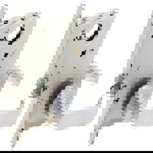 Lever Locksets; Type: Classroom; Door Thickness: 1-3/4; Key Type: Conventional; Back Set: 2-3/4; For Use With: Commercial Doors; Finish/Coating: Satin Chrome; Material: Steel; Material: Steel; Door Thickness: 1-3/4; Lockset Grade: Grade 1; Performance: He