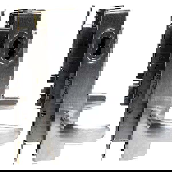 Lever Locksets; Type: Storeroom; Door Thickness: 1-3/4; Key Type: Conventional; Back Set: 2-3/4; For Use With: Commercial Doors; Finish/Coating: Satin Chrome; Material: Steel; Material: Steel; Door Thickness: 1-3/4; Lockset Grade: Grade 1; Performance: He