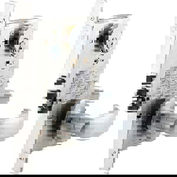 Lever Locksets; Type: Storeroom; Door Thickness: 1-3/4; Key Type: Conventional; Back Set: 2-3/4; For Use With: Commercial Doors; Finish/Coating: Satin Chrome; Material: Steel; Material: Steel; Door Thickness: 1-3/4; Lockset Grade: Grade 1; Performance: He