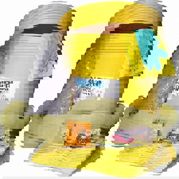 Spill Kits; Application: Chemical; Hazardous Materials; Kit Type: Chemical & Hazardous Material Spill Kit; Container Type: Drum; Container Size (Lb.): 20.0 gal (US); Container Size (Gal.): 20.00; Absorption Capacity: 20.0 gal (US); Container Material: Pla