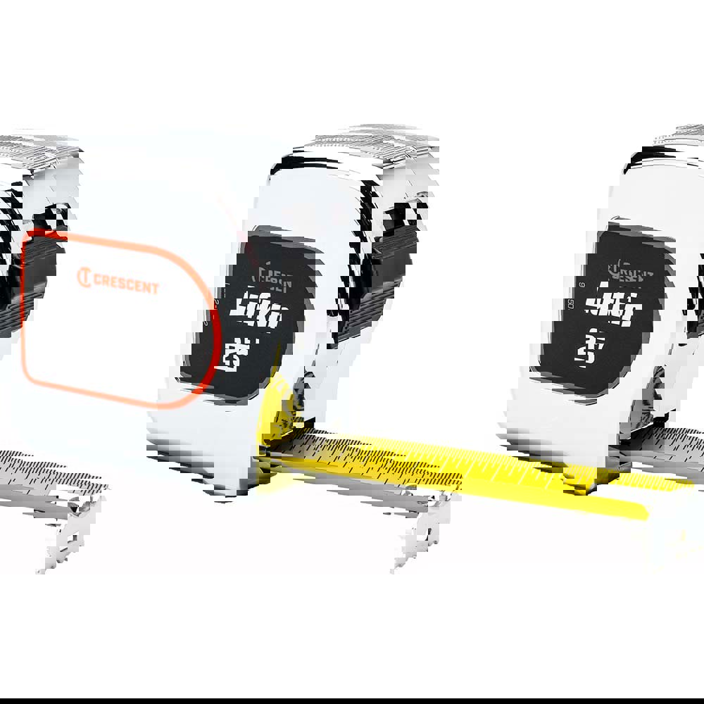 Tape Measure: 25' Long, 1-1/8