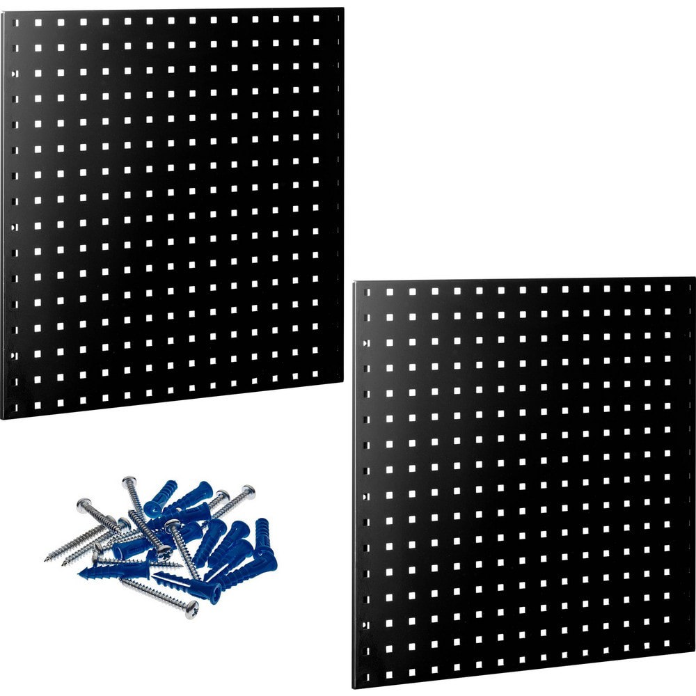 Peg Boards; Board Type: Pegboard Storage Board ; Width (Inch): 24 ; Mount Type: Wall ; Height (Inch): 24 ; Number of Panels: 2 ; Panel Height: 24in