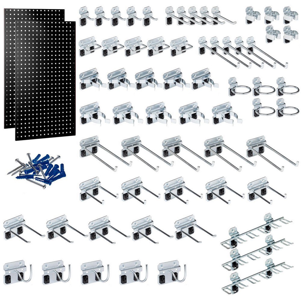 Peg Boards; Board Type: Pegboard Kit ; Width (Inch): 24 ; Mount Type: Wall ; Height (Inch): 42-1/2 ; Number of Panels: 2 ; Panel Height: 42.5in