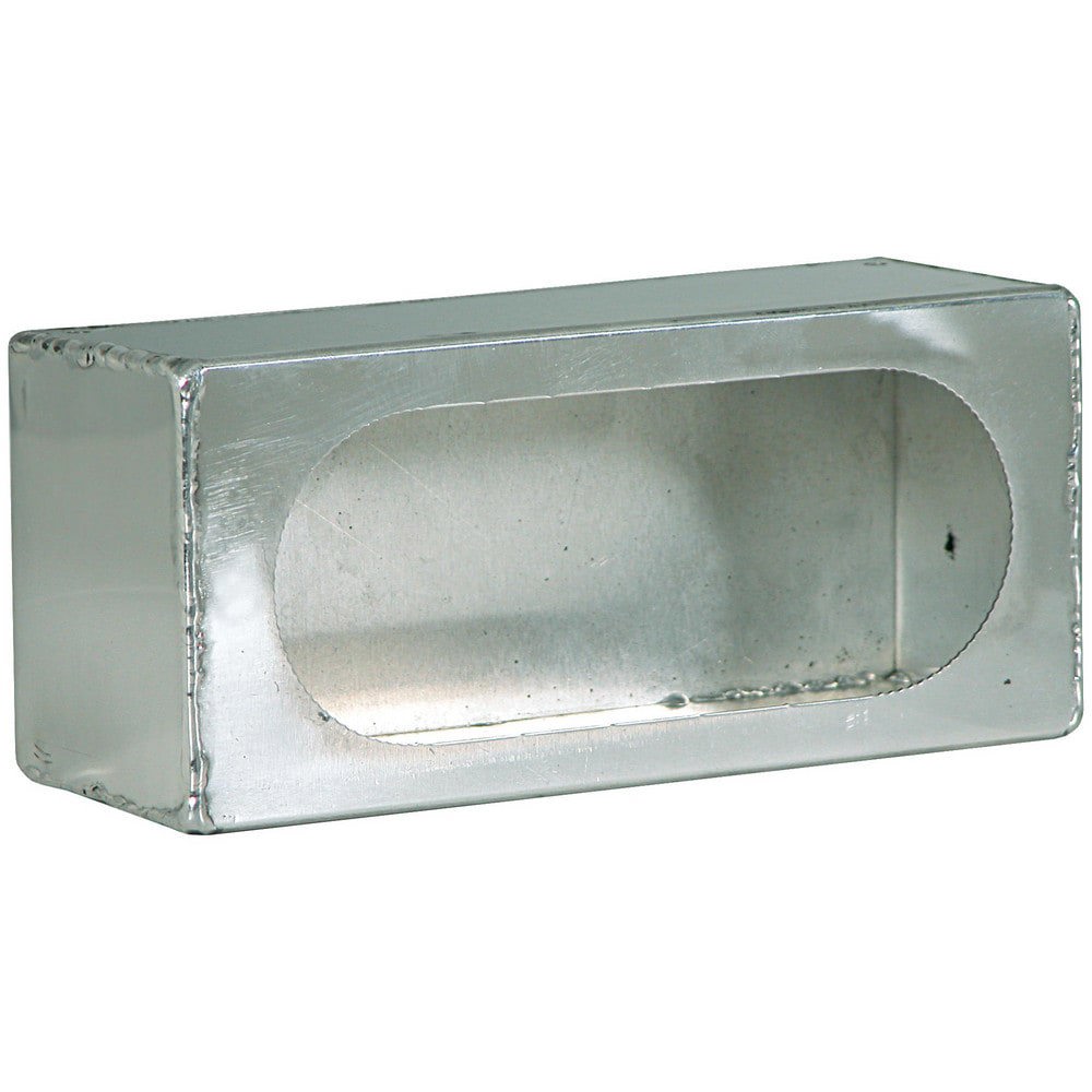 Light Boxes & Bars; Type: Light Box ; Height (Inch): 3 ; Color: Silver ; Material: 430 Stainless Steel ; Includes: Light Box ; Additional Information: Bolt-on/Weld on