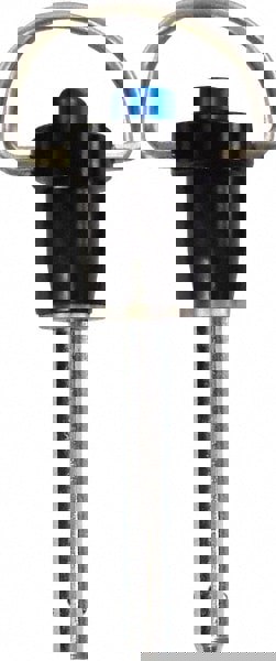 Push-Button Quick-Release Pin: Ring Handle, 3/8