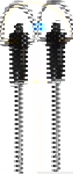 Push-Button Quick-Release Pin: Ring Handle, 1/2