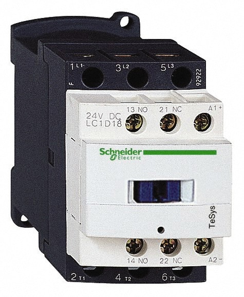 IEC Contactor: 3 Poles, NC & NO