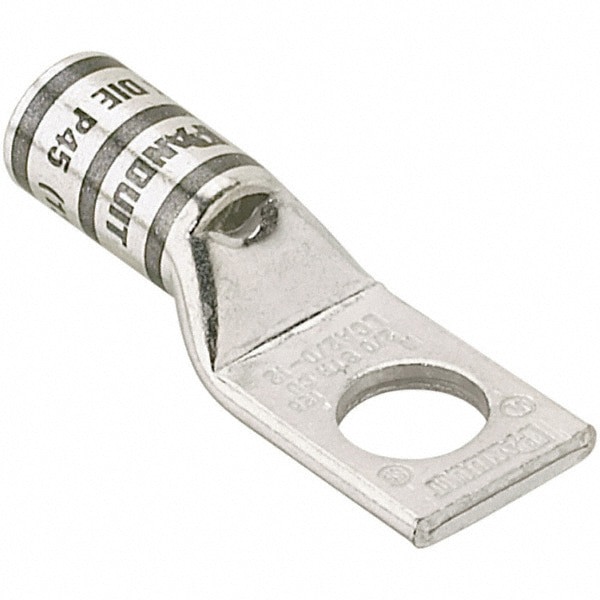 Rectangle Ring Terminal: Non-Insulated, 10 AWG, Compression Connection