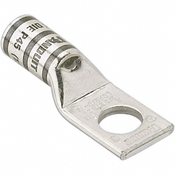 Rectangle Ring Terminal: Non-Insulated, 1/0 AWG, Compression Connection