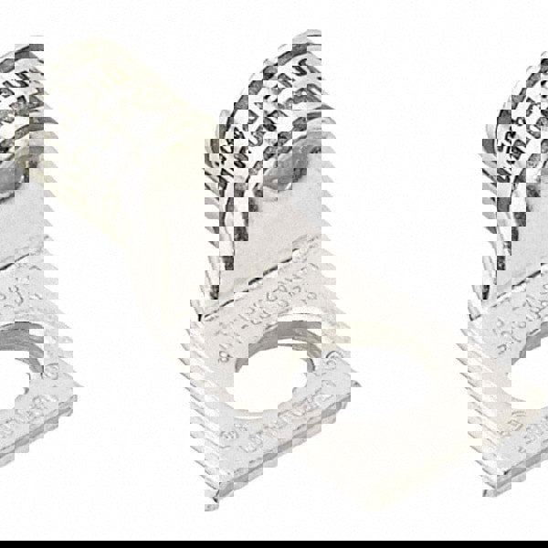 Right Angle Ring Terminal: Non-Insulated, Compression Connection