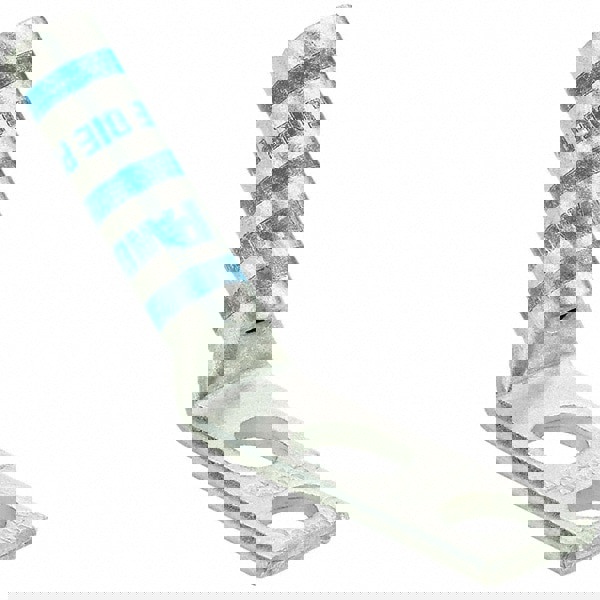 45 &deg; Angle Ring Terminal: Non-Insulated, 6 AWG, Compression Connection