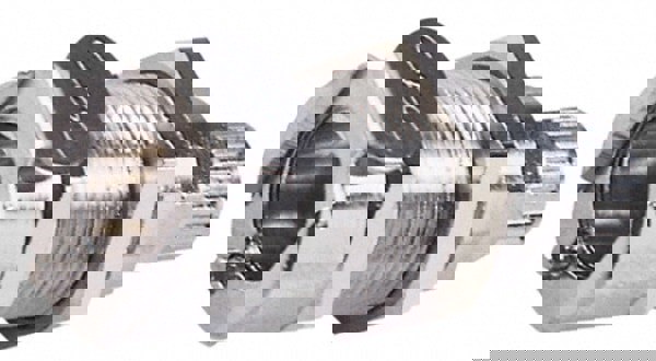 PTF Brass, Quick Disconnect, Valved Panel Mount Coupling Body