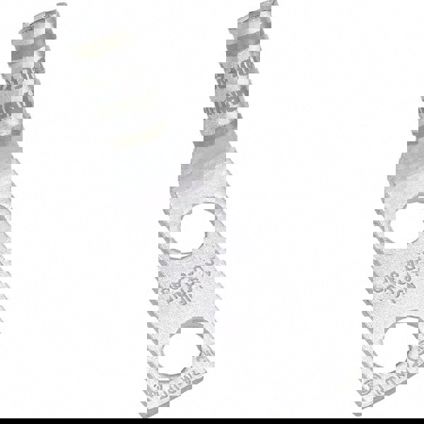 45 &deg; Angle Ring Terminal: Non-Insulated, 6 AWG, Compression Connection