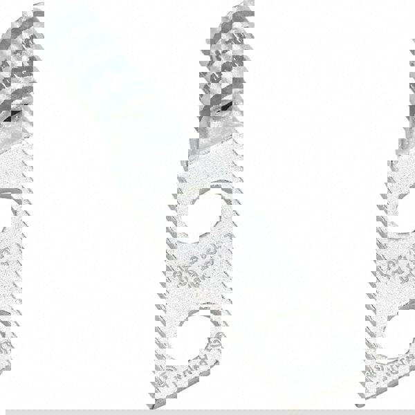 Rectangle Ring Terminal: Non-Insulated, 8 AWG, Compression Connection