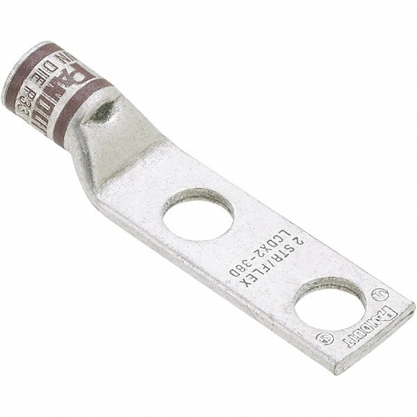 Rectangle Ring Terminal: Non-Insulated, 8 AWG, Compression Connection