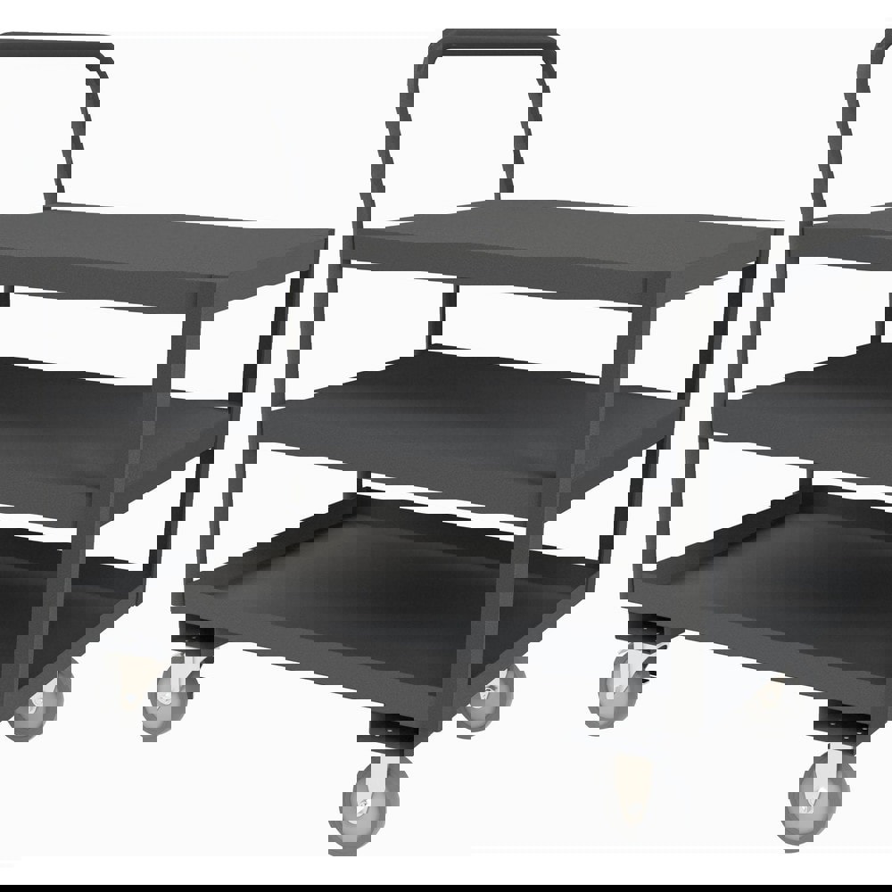 Service Utility Cart: Steel, Gray