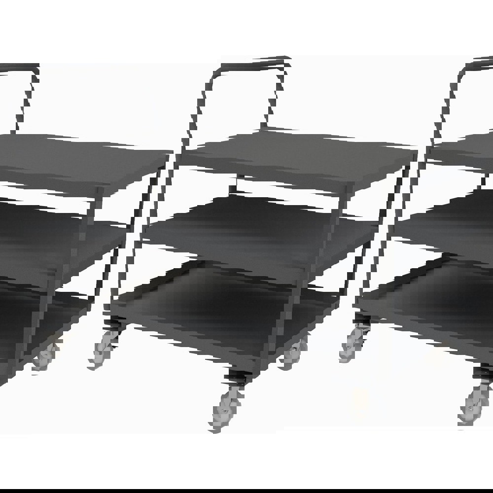 Service Utility Cart: Steel, Gray