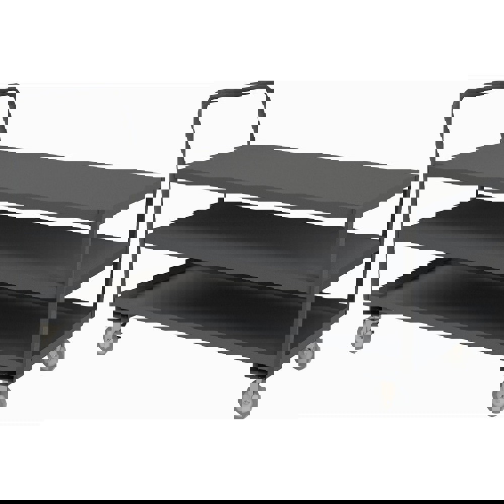 Service Utility Cart: Steel, Gray