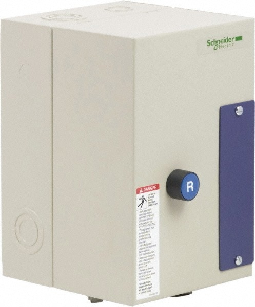 9 Amp, 24 Coil VAC, Nonreversible Enclosed IEC Motor Starter