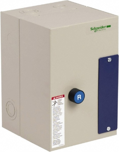 3 Pole, 12 Amp, 120 Coil VAC, Nonreversible Enclosed IEC Motor Starter