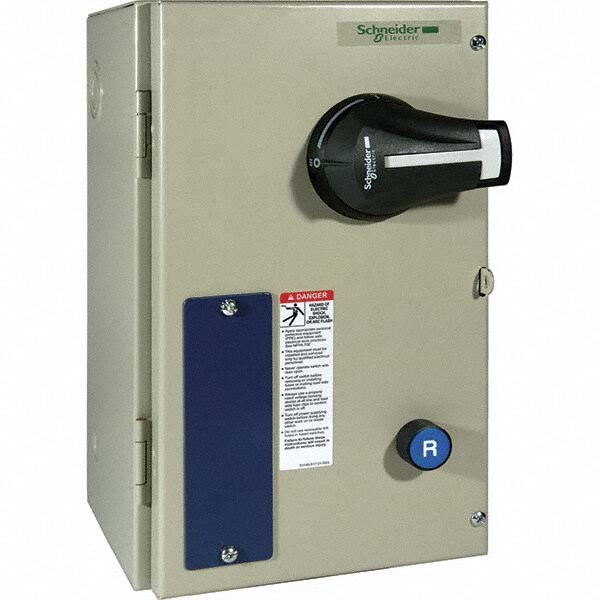 120 VAC, 12 Continuous Amp, Enclosed IEC Combination Starter
