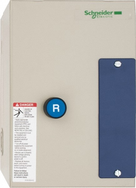 3 Pole, 18 Amp, 120 Coil VAC, Nonreversible Enclosed IEC Motor Starter