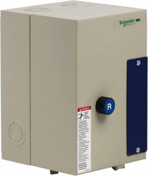 3 Pole, 32 Amp, 120 Coil VAC, Nonreversible Enclosed IEC Motor Starter