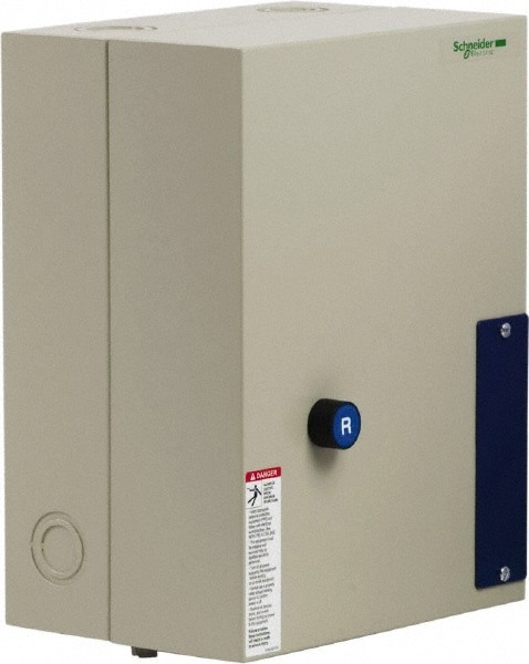 3 Pole, 50 Amp, 120 Coil VAC, Nonreversible Enclosed IEC Motor Starter