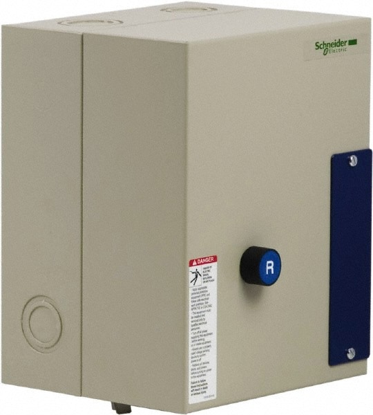 9 Amp, 120 Coil VAC, Reversible Enclosed IEC Motor Starter