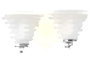 LED 9W SCONCE 4 FIN CAP