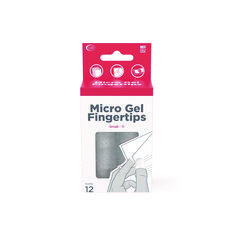 FINGER PAD,SM,GEL,12P,CLR