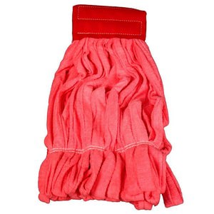 15-1/2 x 12-99/100 in. Microfiber and Synthetic Fiber Mop in Red